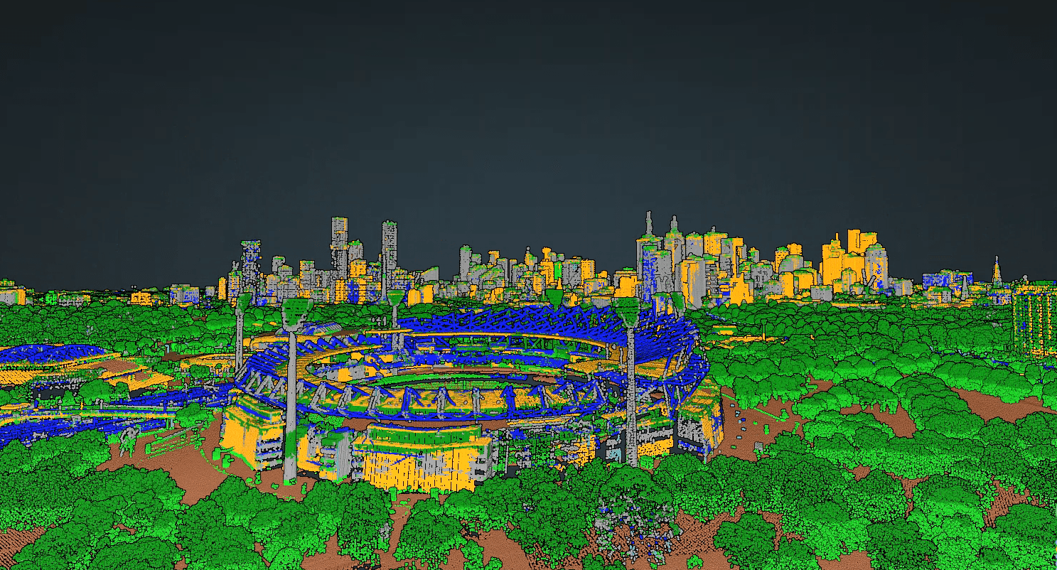 CitiPower helicopters scanning powerlines across the CBD and inner suburbs